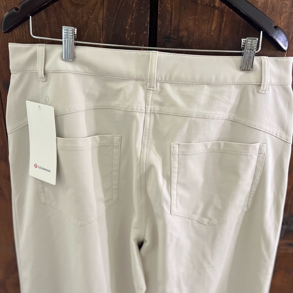 Lululemon City Sleek 5 Pocket High-Rise Wide-Leg Pant 33 White - Picture 7 of 15